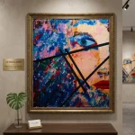 Portrait Abstrait Femme Multicolore