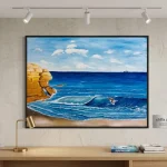 Tableau Paysage Marin et Vagues